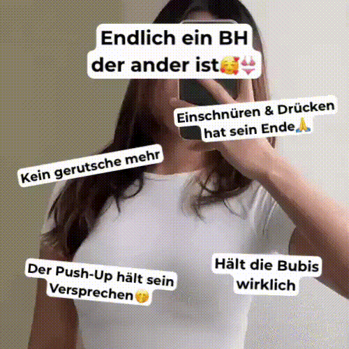 Bügelloser BH - sexy & comfy